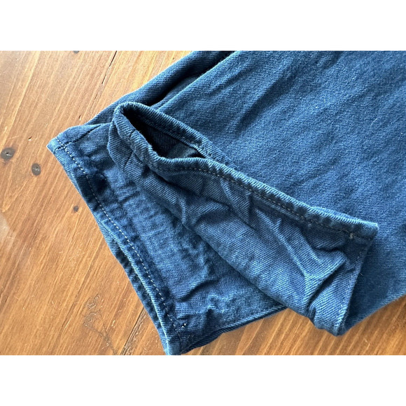 LEVIS 501 Button Fly Straight Leg, Black Label 32x30 Royal Blue, 100% Cotton - Picture 4 of 14